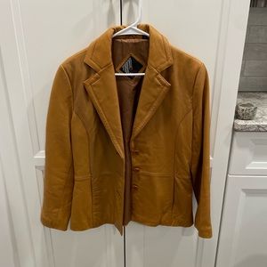 Tibca Leather Blazer